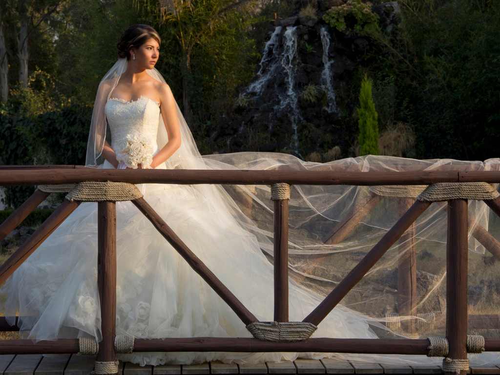 Fotografía de boda en exteriores